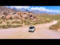 🚗🌄 Off-Roading Adventures! Conquering the Alabama Hills in a 2020 Toyota Corolla Hatchback 🏞️🛣️