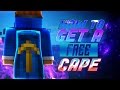 How To Get A FREE Minecraft Cape 2016 2017 1.8