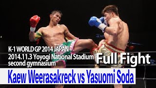 Kaew Weerasakreck vs Yasuomi Soda 2014.11.3 Yoyogi National Stadium second gymnasium