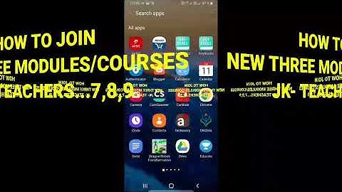 DIKSHA/ NISHTHA/JK Teachers/NEW COURSES/How to join New three Courses7,8,9