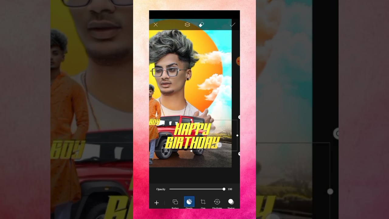 Jailer bgm Birthday banner editing 