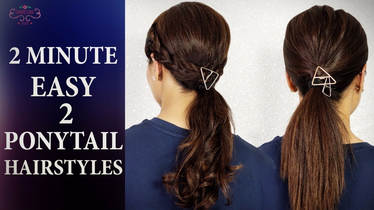 2 Wrapped Ponytails - Madonna Style - Babes In Hairland