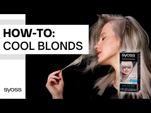 Platinblonde Haare Selber Färben - Syoss Cool Blonds Tutorial