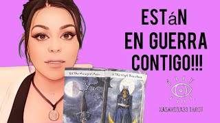 ⚠️😠PRECAUCIÓN 🚨ESTÁN EN GUERRA CONTIGO 🫵PERO NO VAS A CREER LO QUE VA A PASAR 🧿#tarot