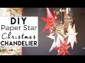 How to make a Paper Star Chandelier - Christmas Decorations