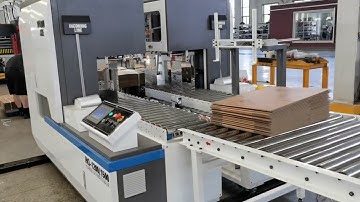 China Inline flexo folder gluer machine for carton box I fully auto carton box making line #machine