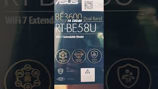 Spill Router Wi-Fi Asus RT-BE58U #shorts #shortvideo #videoviral #router