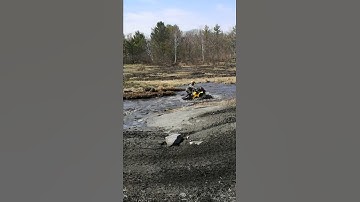 Sending it into a hole, Renegade XMR 1000 atv
