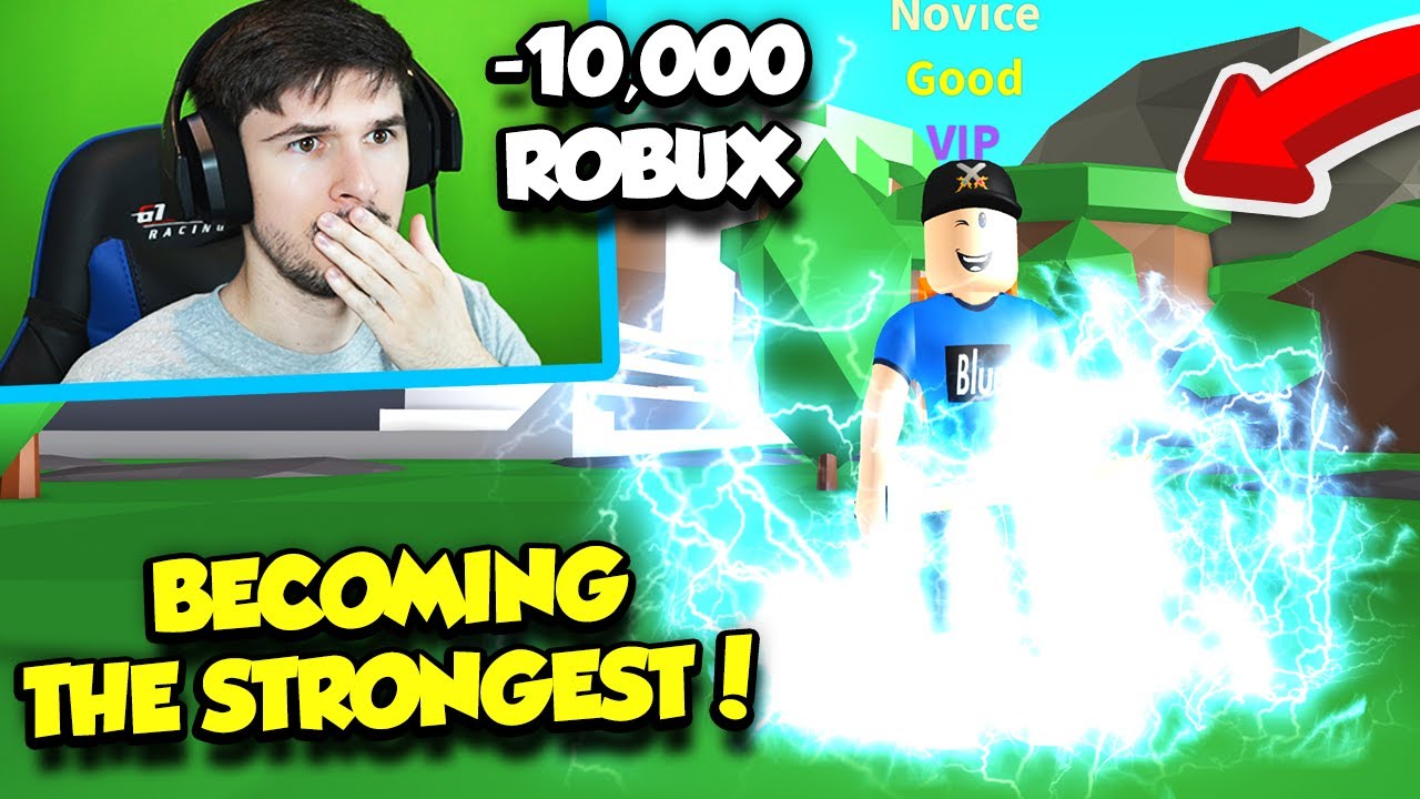 I Had To Spend All My Robux To Become The Strongest In Fighting Simulator Roblox - becoming the strongest thanos in roblox