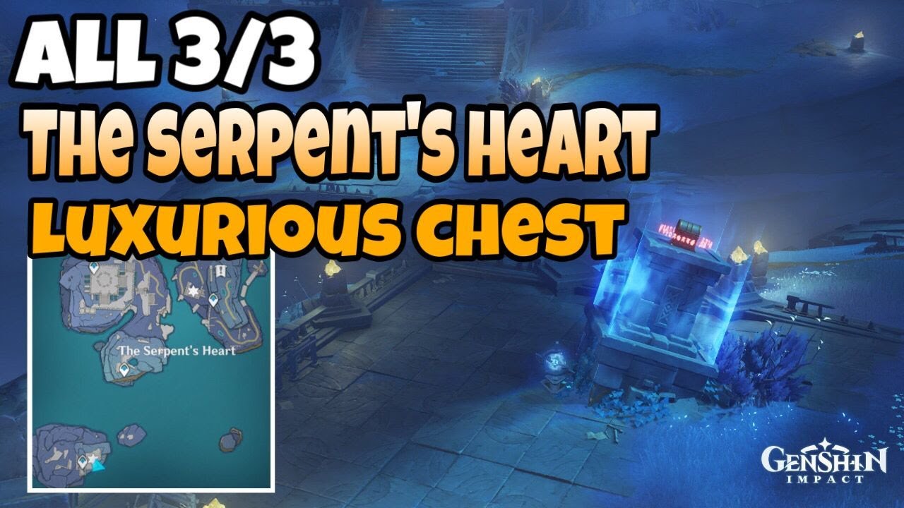 Lokasi Luxurious Chest di The Serpent's Heart Genshin Impact YouTube
