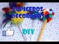 ✩Lapiceros decorados✩ DIY (REGRESO A CLASES)