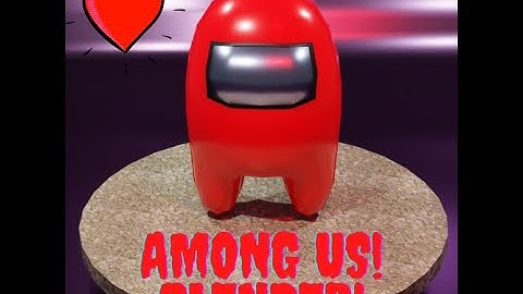 Easy Among US Character Modeling! Blender Beginner Tutorial!