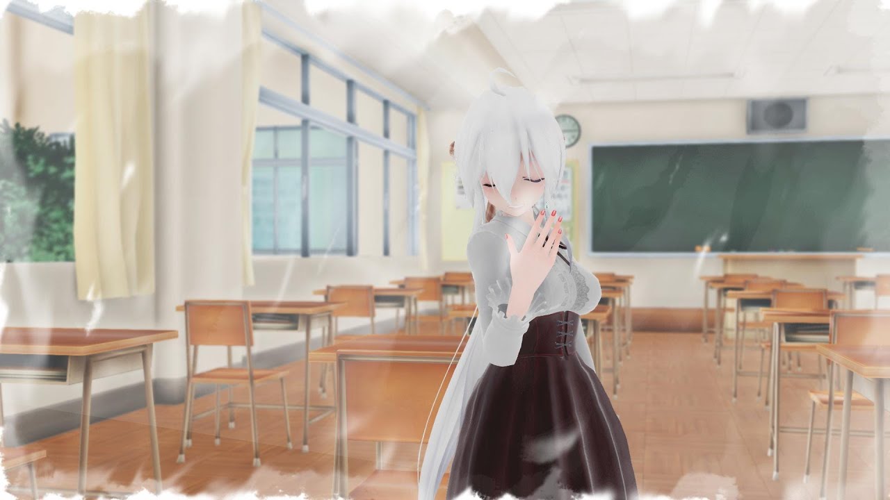 【MMD】弱音ハクで『桜ノ雨』