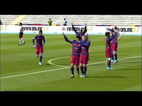 Manchester United vs Barcelona Fifa Online 3 - Suarez Player of the Match