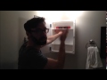 Install a surface mount medicine cabinet Install a surface mount medicine cabinet