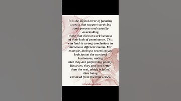 Data Science  Interview QNA Survivorship bias