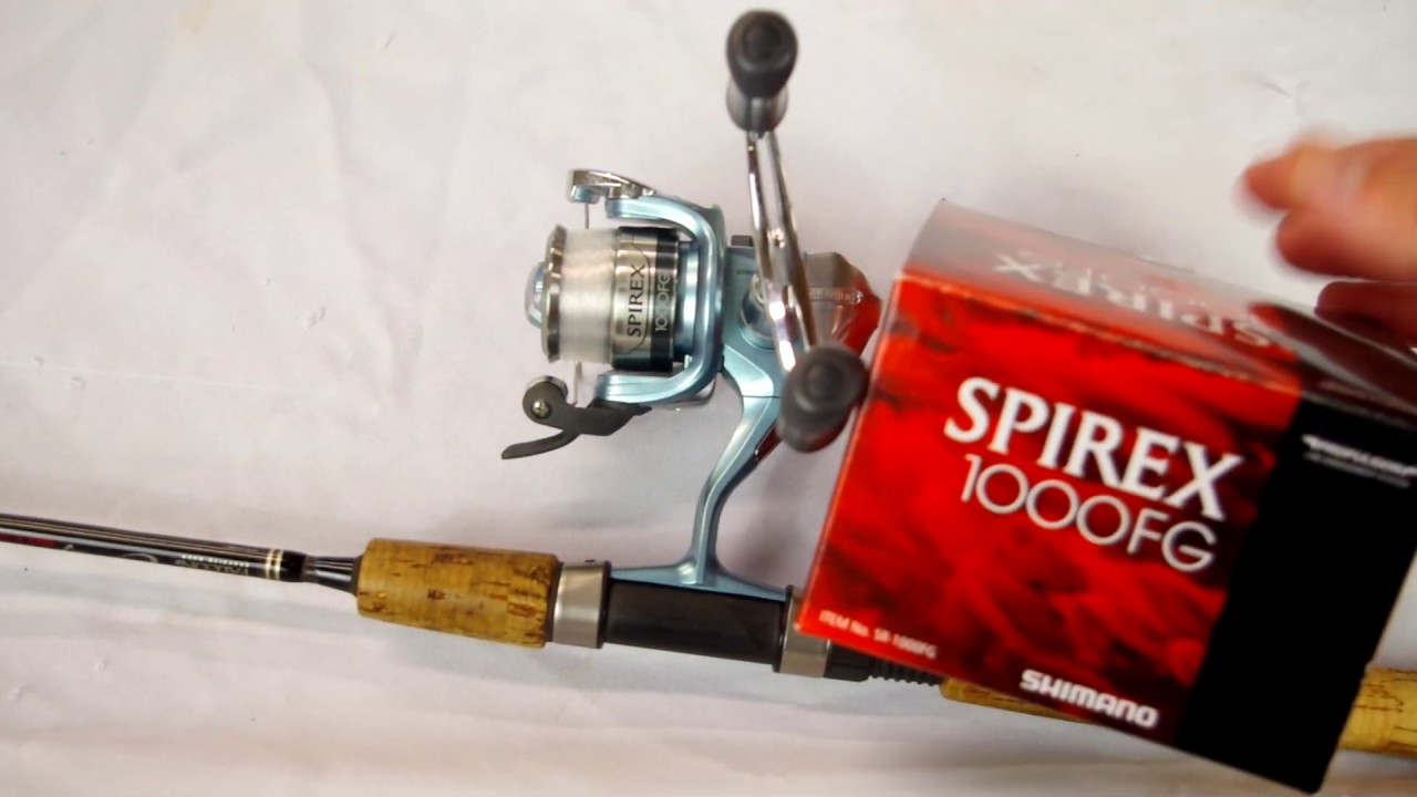 Shimano Spirex 1000FG spinning fishing reel review 