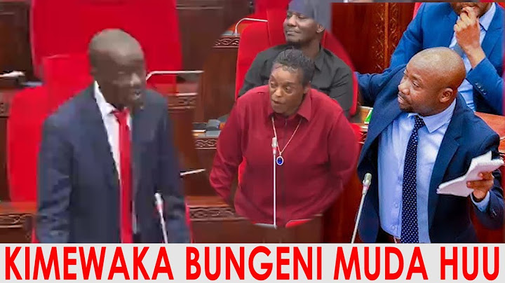 LIVE :BUNGE MJADALA MZITO MUDA HUU