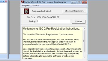 MotionWorks IEC - Registration