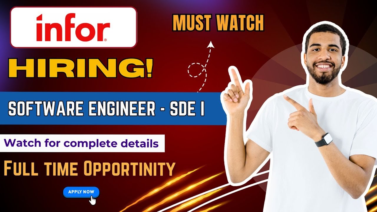Infor is hiring for software engineer || Apply now - YouTube