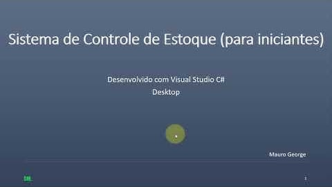 Controle de Estoque para iniciantes #12 C# Sql Server Lógica navegação da tela Estado | Mauro George