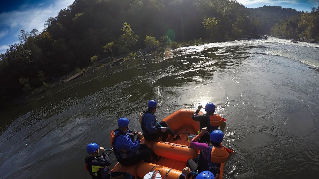 360 Video Pillow Rock Of The Upper Gauley River Youtube