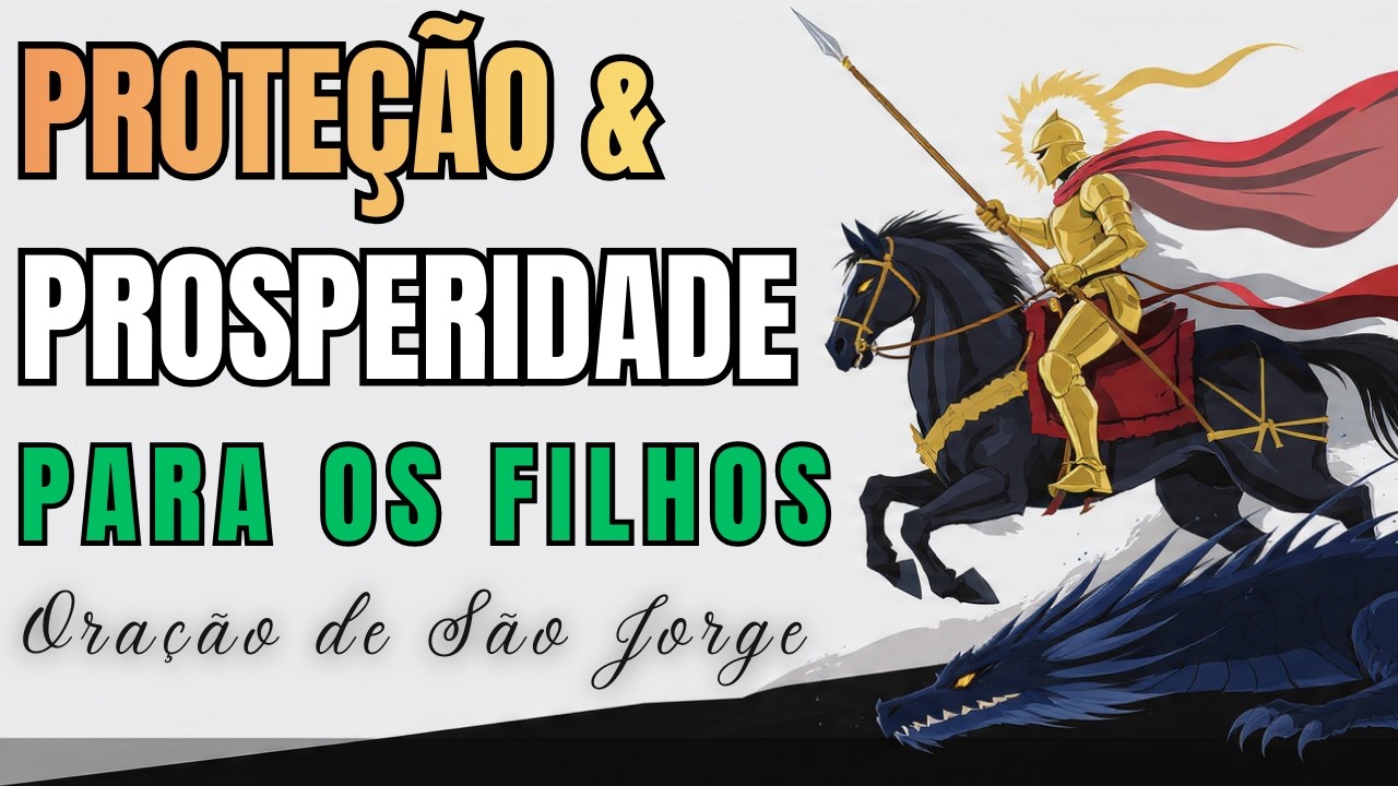 ORAÇÃO de SÃO JORGE: Proteção para os filhos, prosperidade no LAR!