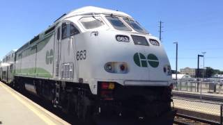 CN 232 EMD SD70 8919 GE Dash 8 2122 ES44DC 2290 & GO 612 & EB 663 Oak GO June 14 2016