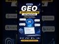 What Is GEO and Why It Is Important in 2026 | Explained in Detailed