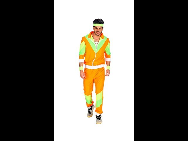 THE 80s SHELL SUIT (jacket, pants) - (S) : : Juguetes y juegos