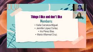 Week 14 - Task: Assignment - Things I like and don't like.