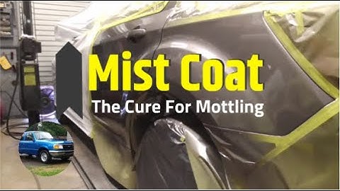 Mist Coat:  The Cure for Mottling or Streaks in Metallic Paint