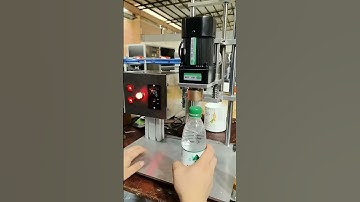 Semi-automatic capping machine #juice filling machine #drink filling machine