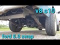 Ford 8.8 axel swap into v8 Chevy s10 part,2