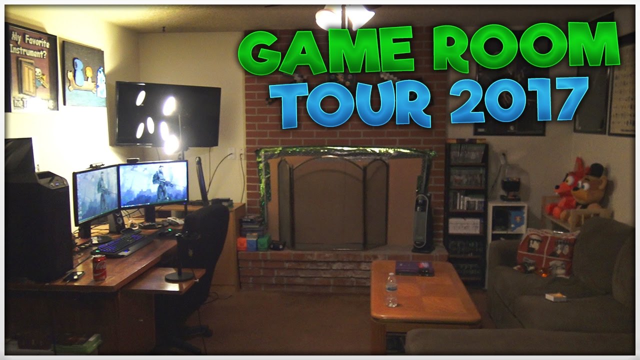 Game Room Tour 2017 YouTube
