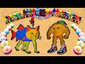 How to make Trulimero Trulichina &amp; Udin Din Dun with Giant Pepsi, Balloons Soda, Coca Cola vs Mentos
