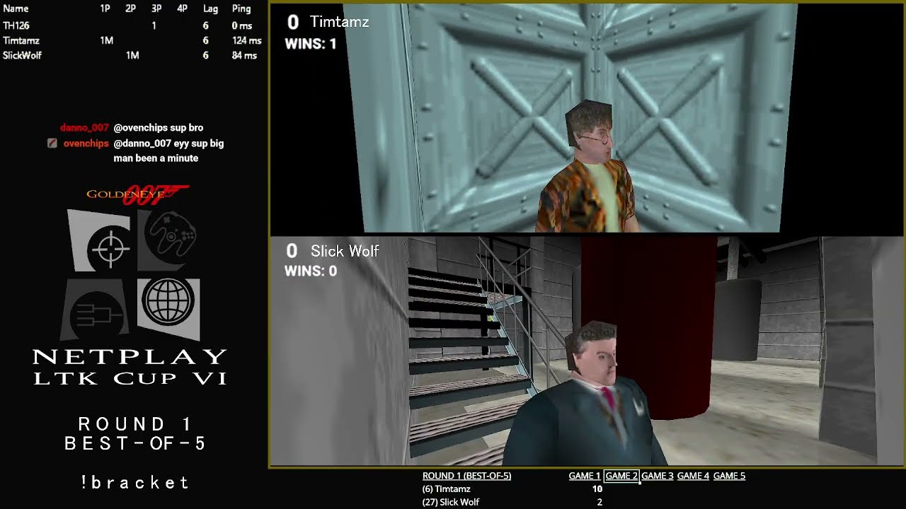 GoldenEye Netplay LTK Cup VI - ROUND 1: Timtamz vs. Slick Wolf