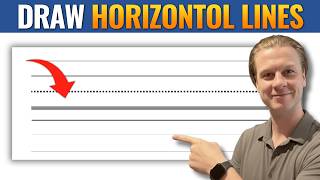 How To Draw a Line in Microsoft Word