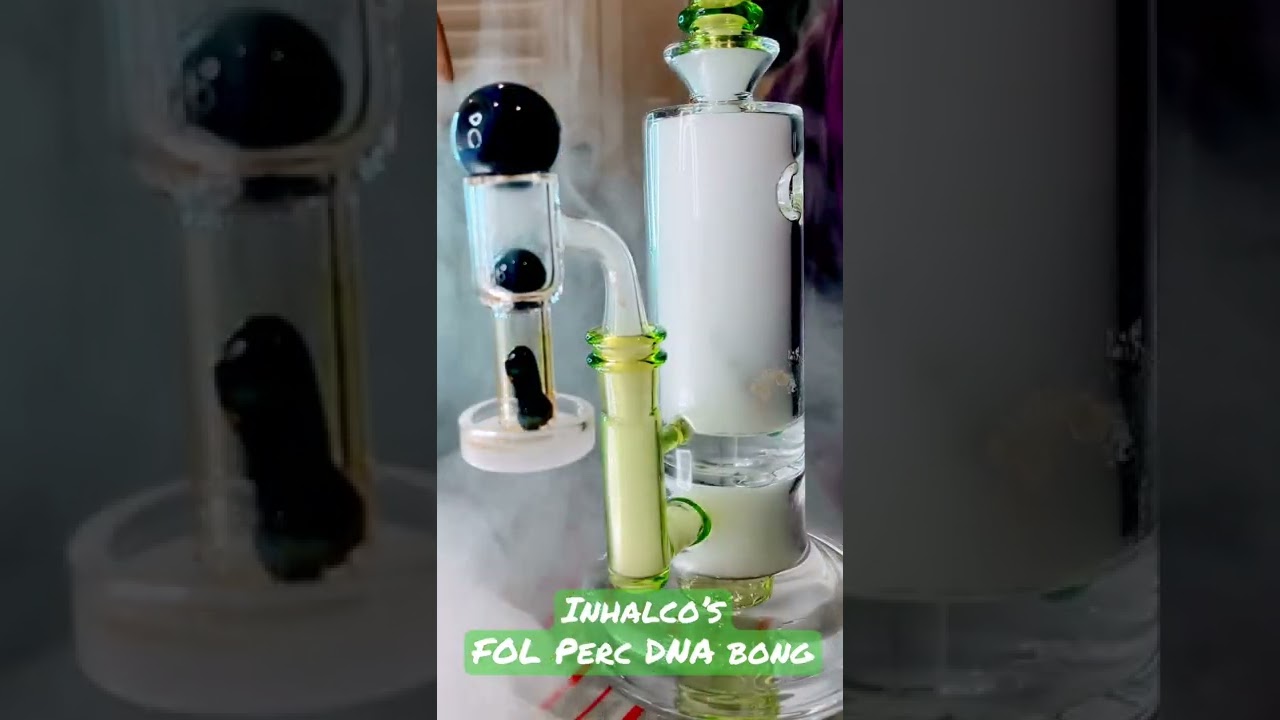 Inhalco FOL Percolator Bong DNA Bong milking up result