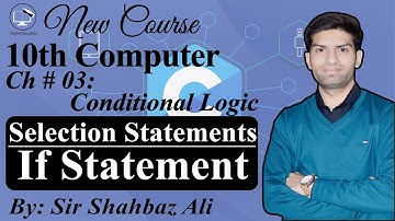 if Statement in C Programming in Hindi/Urdu | 10th Computer Chapter 3 | Digital Education