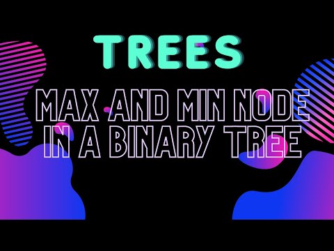 Max And Min Node in a Binary Tree
