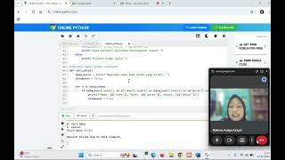 DEMONSTRASI PROGRAM SEDERHANA FLOWCHART DAN BAHASA PYTHON DAFTAR TENAGA KESEHATAN