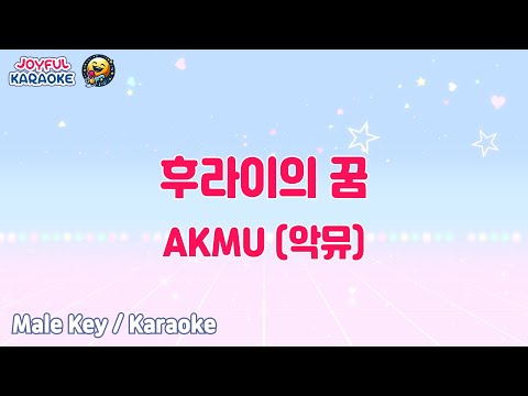 후라이의 꿈 (Fry’s Dream) - AKMU (악뮤) [남자키 / Joyful Karaoke]
