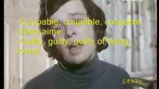 Video thumbnail of "Jean Francois Michael-  Coupable (lyric+English subtitle)."