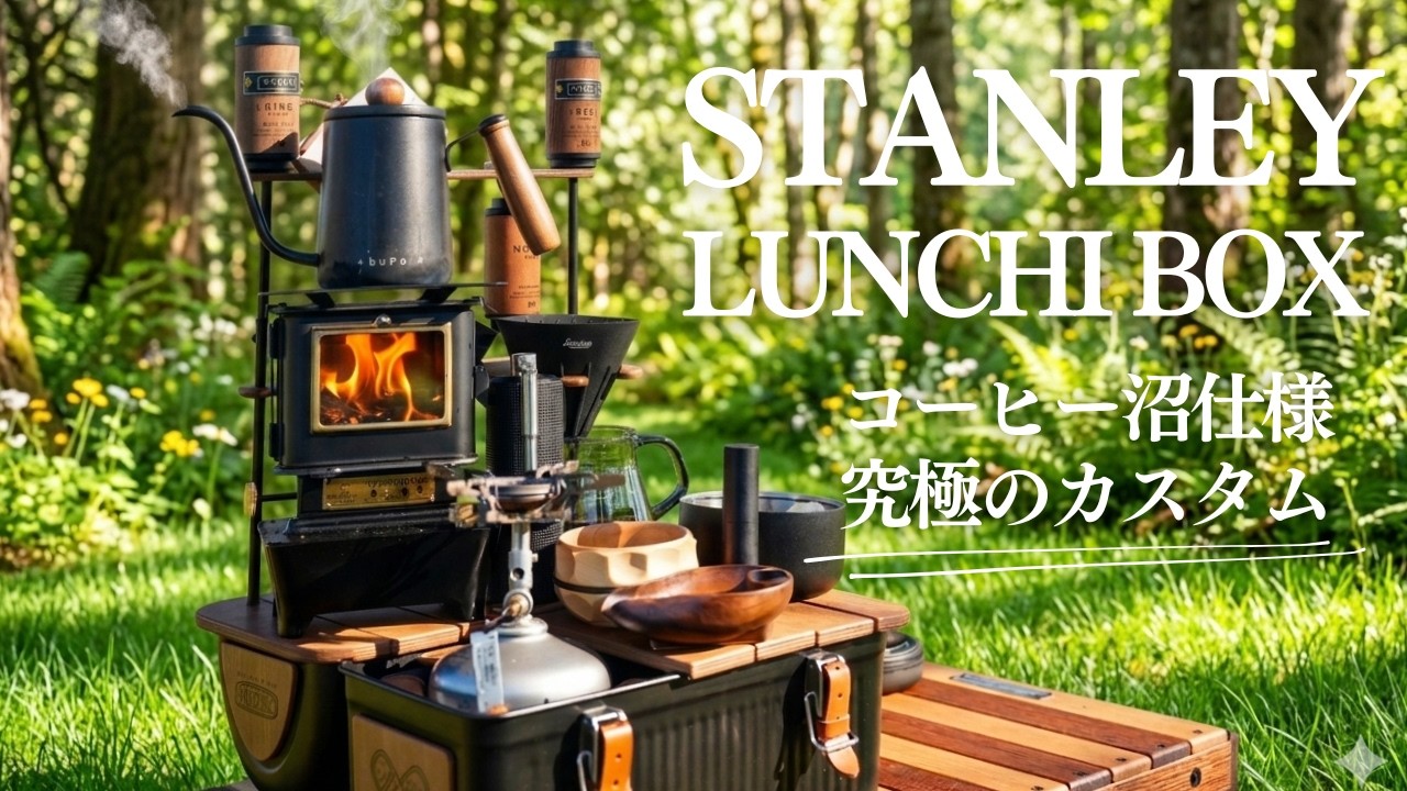 完全版】スタンレーランチボックスを究極のコーヒー沼仕様にカスタム