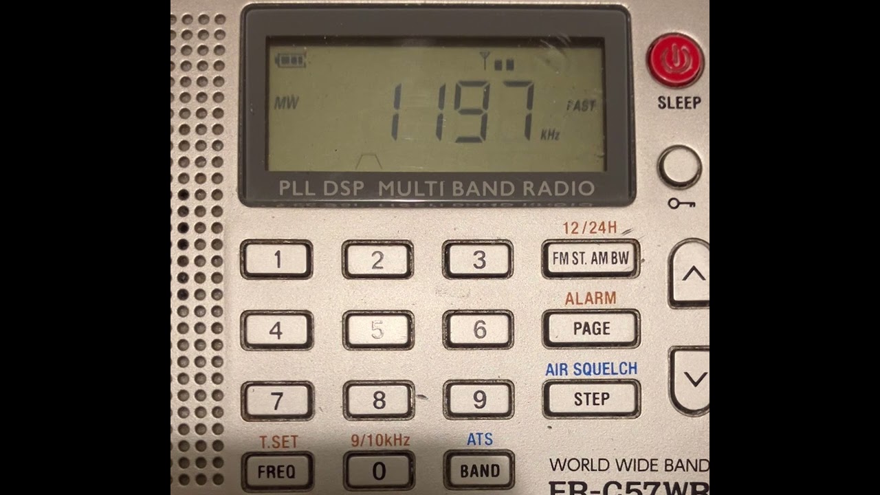 1197kHz STVラジオ  放送休止と局名アナウンス　2026/1/12  2:29