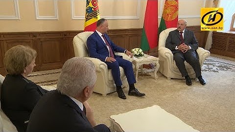 Александр Лукашенко провёл встречу с президентом Молдовы
