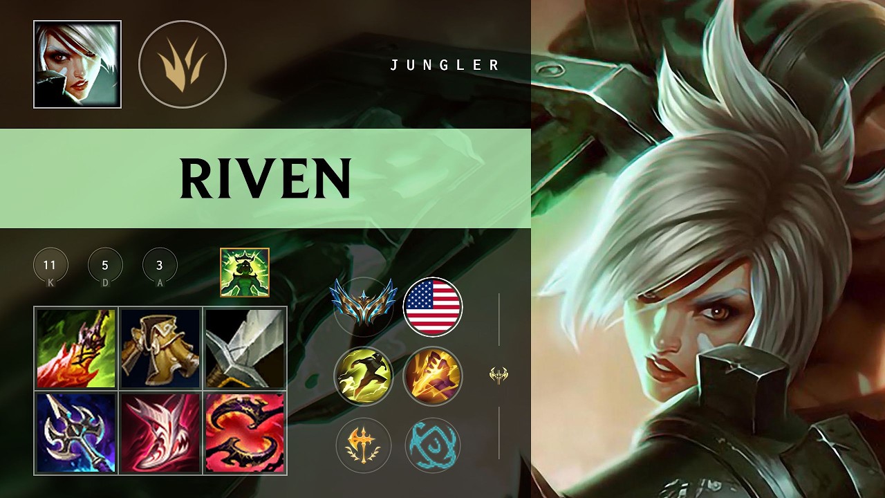 Riven Jungle vs Karthus - NA Challenger Patch 26.10 - YouTube