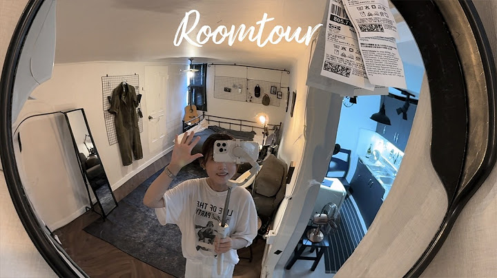 Rooftop room tour with a black interior!