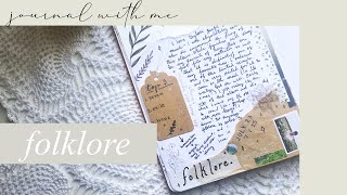  folklore (taylor swift) journal with me 